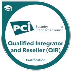 PCI Qualified Integrator and Reseller (QIR) badge